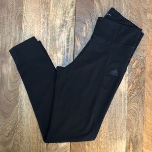 Adidas High Rise Black Leggings